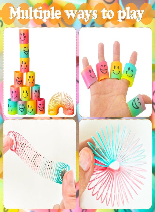 Cocurb 42 Pack Mini Spring Party Favors Toys Magic Fidget Stress Coil for Favor Carnival Prize Birthday Goodie Bag Stuffers for Kids Boys Girls - Image 2
